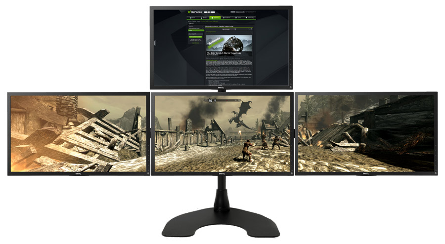 Geforce 4-Monitor Surround one video card